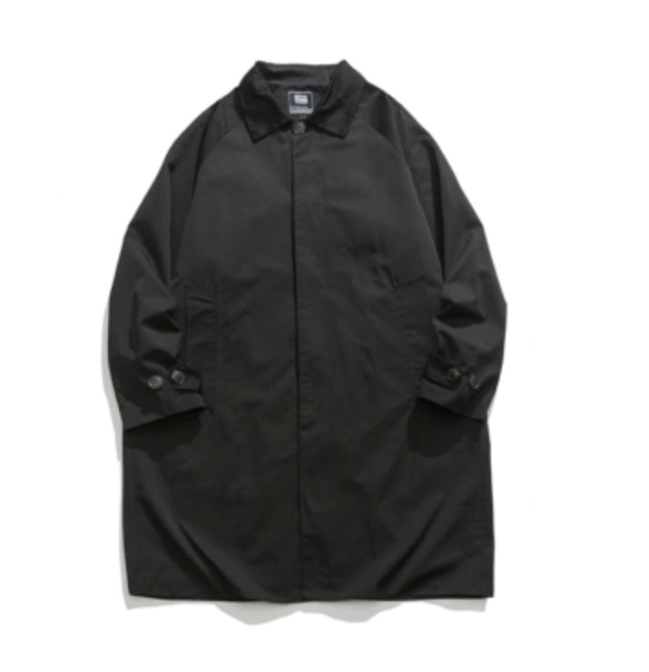 retro workwear trench coat, view 4 - MRSLM