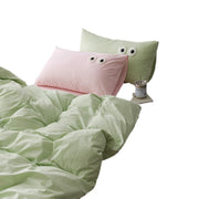washed cotton bedding set, view 3 - MRSLM