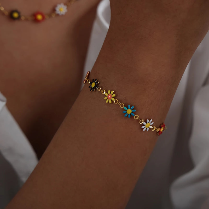 Bohemian flower jewelry, view 7 - MRSLM