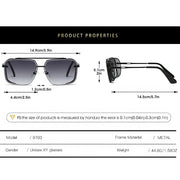 rectangle UV sunglasses, view 10 - MRSLM