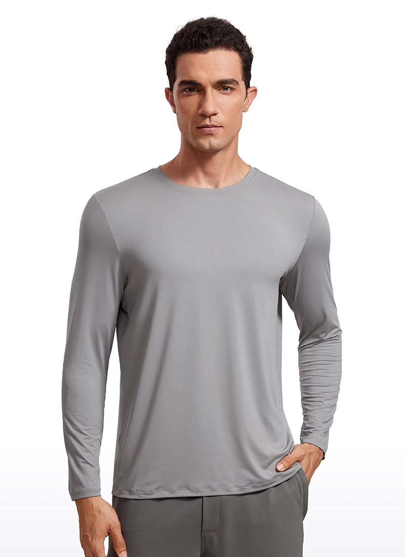 men's long sleeve lightweight workout shirt, view 25 - MRSLM