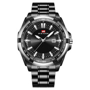 calendar steel band watch, view 6 - MRSLM