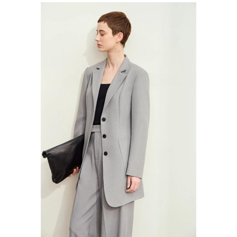 women's slim tailored coat, view 5 - MRSLM