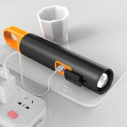 rechargeable LED flashlight, view 4 - MRSLM