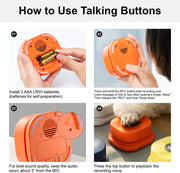 Interactive dog communication button, view 7 - MRSLM