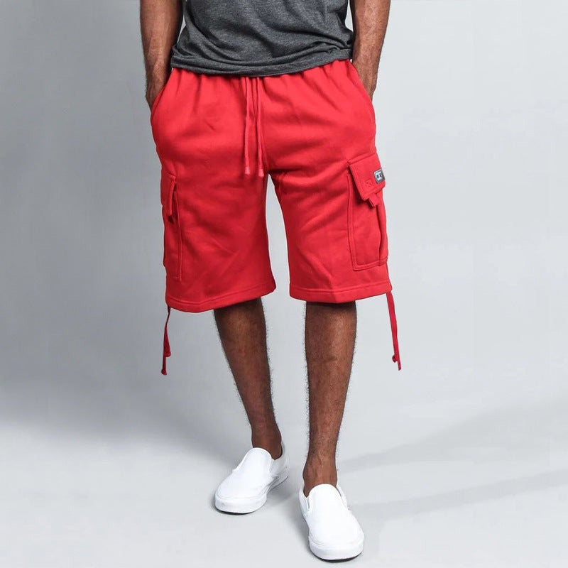 men's multi-pocket cargo shorts, view 7 - MRSLM