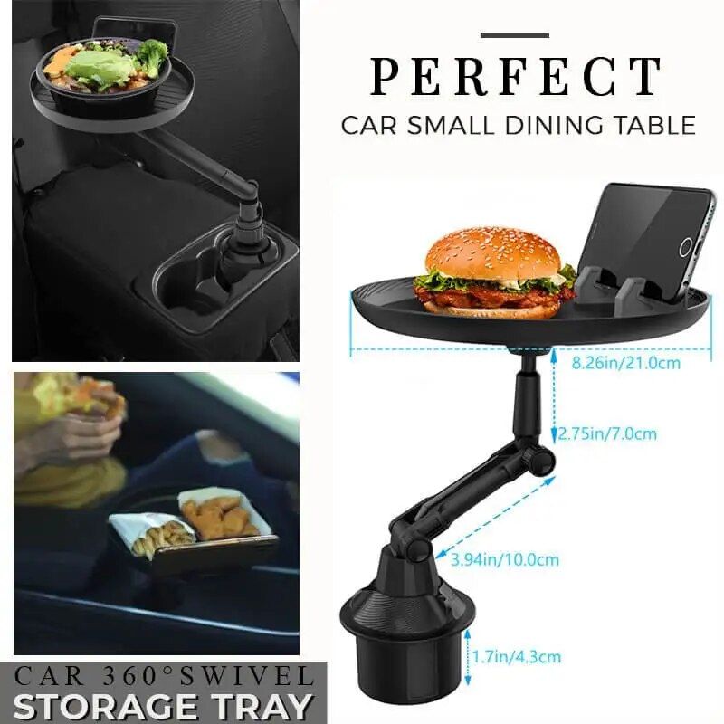 360 degree swivel car storage tray, view 5 - MRSLM