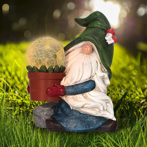 Garden holding lamp sculpture - MRSLM