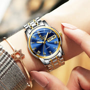 three needle steel quartz watch, view 9 - MRSLM