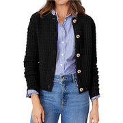 women's knitted cardigan sweater coat, view 9 - MRSLM