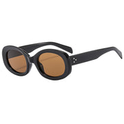Retro oval sunglasses for women, view 3 - MRSLM