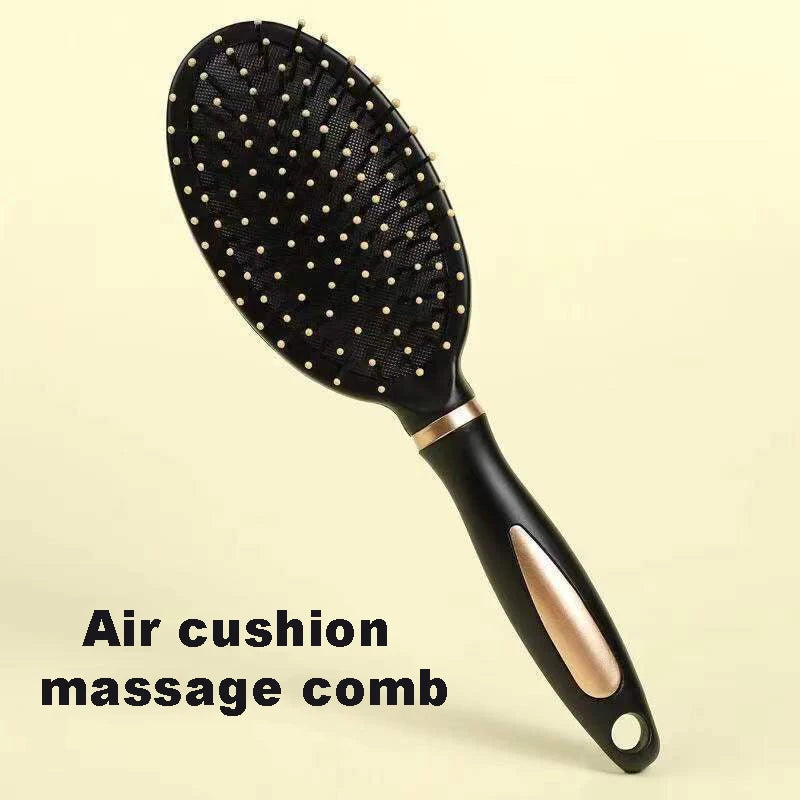 anti-static hair brush with air cushion, view 2 - MRSLM