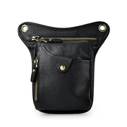 oil wax leather waist pack, view 4 - MRSLM