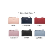 long pu leather zipper wallet, view 12 - MRSLM