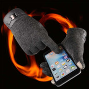 Men's warm touchscreen gloves, view 3 - MRSLM