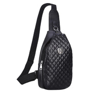 Men's chest single shoulder bag with charging port, view 13 - MRSLM