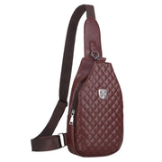 Men's chest single shoulder bag with charging port, view 14 - MRSLM