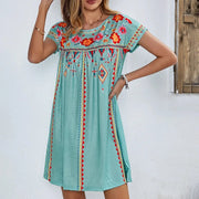 bohemian short dress, view 5 - MRSLM