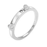 simple cat ears dog bones ring, view 2 - MRSLM