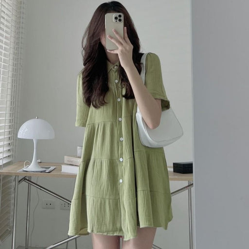 plus size A-line shirt dress - MRSLM