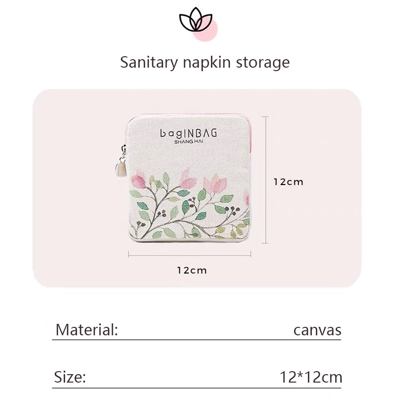 mini portable sanitary pad pouch, view 6 - MRSLM