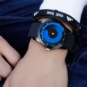men's whirlpool dial silicone strap watch - MRSLM