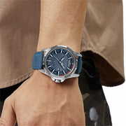 men's sport leather strap watch, view 8 - MRSLM