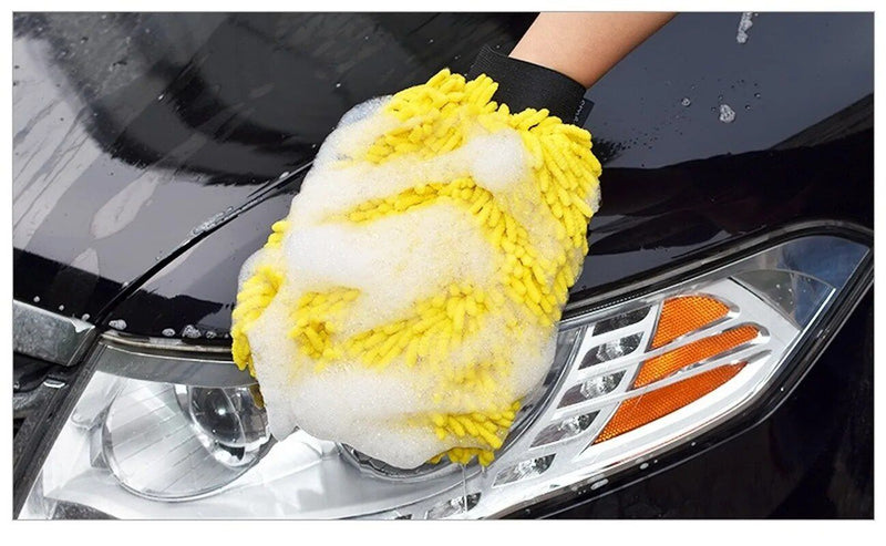 microfiber car wash glove, view 10 - MRSLM