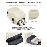 stylish nylon travel backpack, view 9 - MRSLM