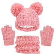 Kids' hat scarf gloves set, view 6 - MRSLM