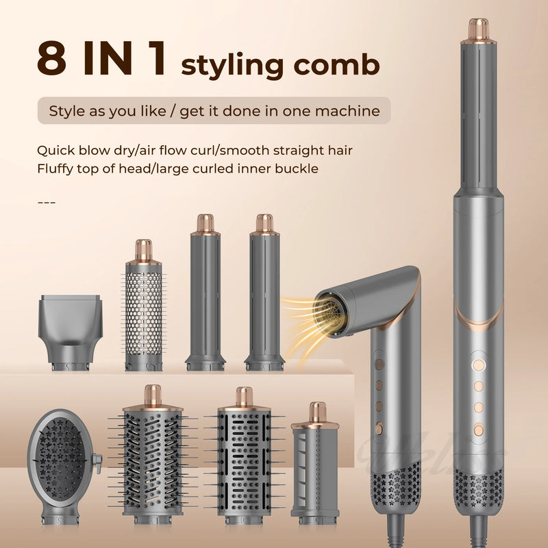8-in-1 high-speed hair dryer brush, view 3 - MRSLM