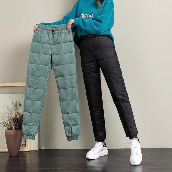 women's cotton sweatpants loose high waist, view 2 - MRSLM