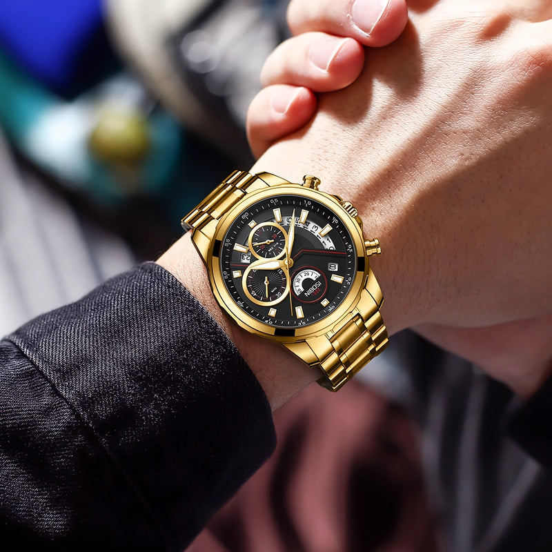 men's sport chronograph watch, view 8 - MRSLM