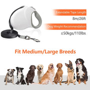 retractable dog leash, view 8 - MRSLM