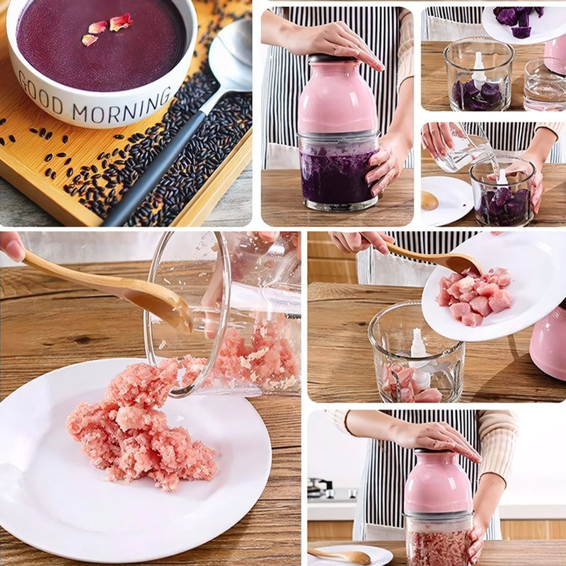 multifunctional electric blender and food processor, view 8 - MRSLM