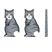 reflective cat car sticker, view 9 - MRSLM