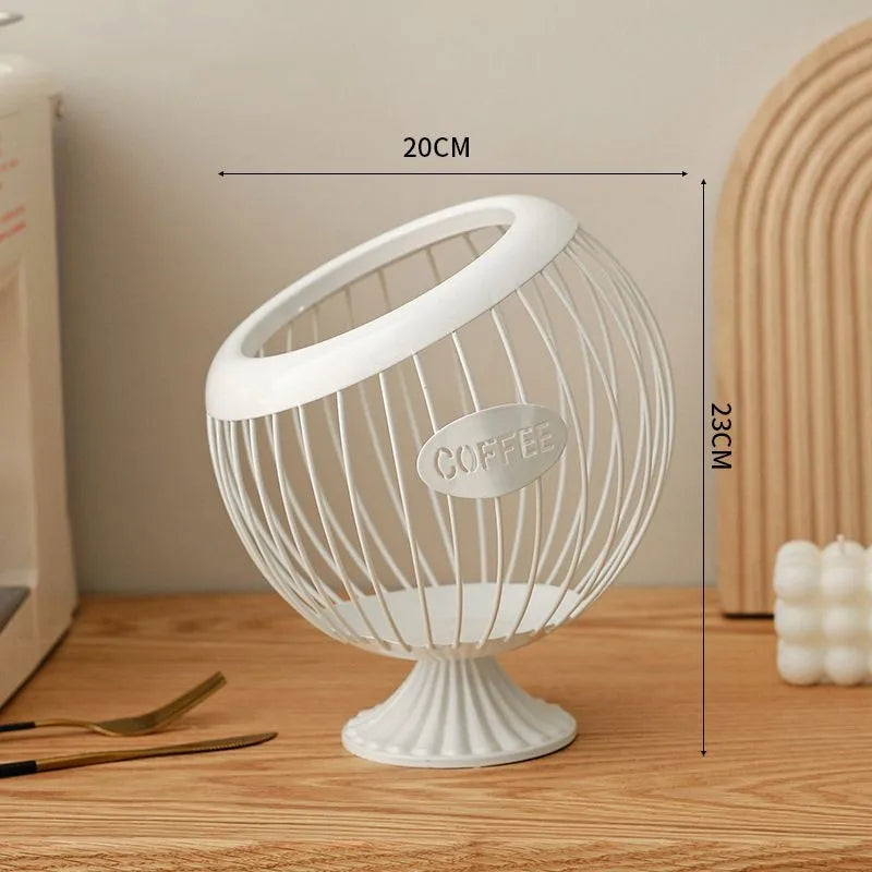 metal snack storage basket, view 4 - MRSLM
