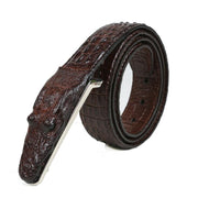 men's leather belt in multiple colors, view 7 - MRSLM