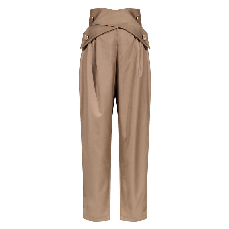 Cross Strap Carrot Pants