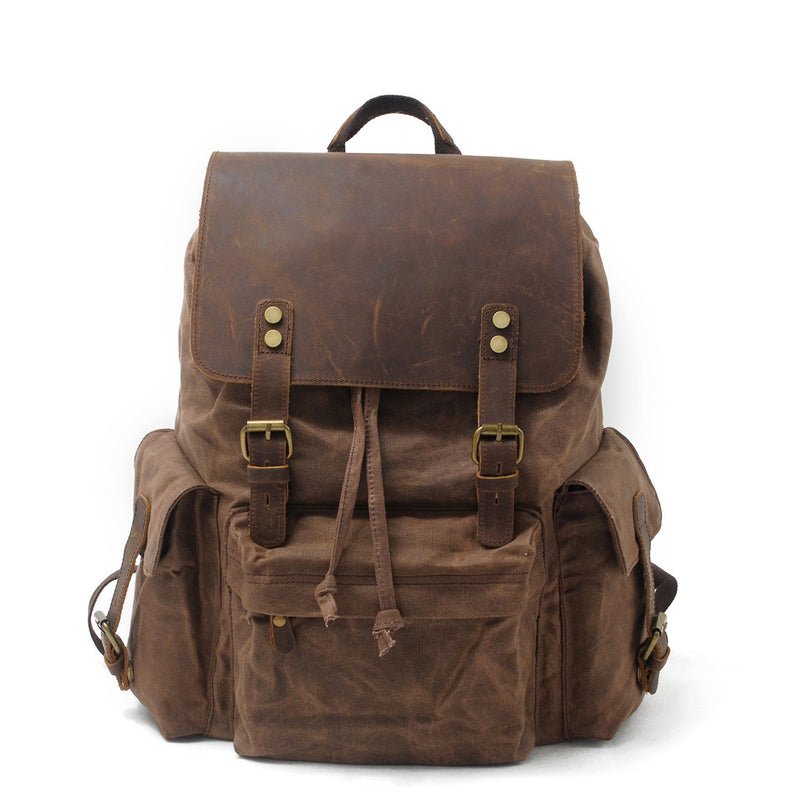 men's canvas backpack, view 7 - MRSLM