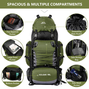 90l tactical camping backpack, view 8 - MRSLM