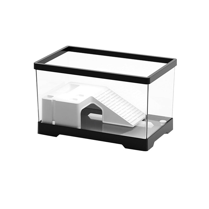 turtle tank with drain and basking platform, view 3 - MRSLM
