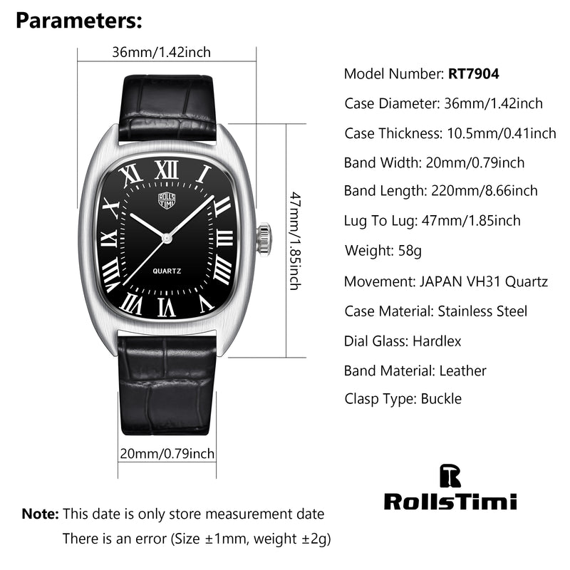 men's luxury quartz watch, view 9 - MRSLM