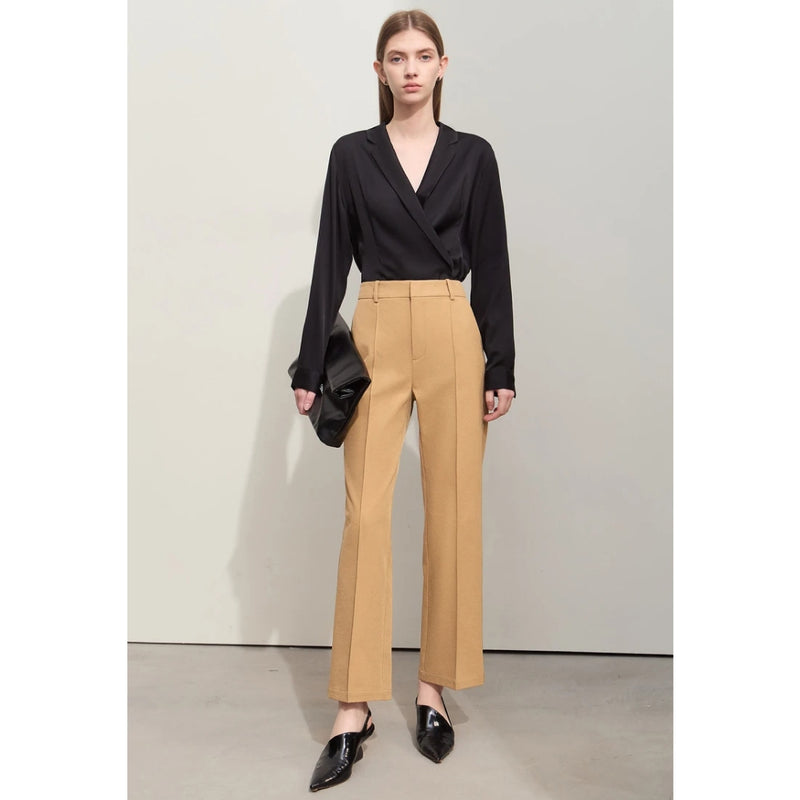 straight ankle-length trousers, view 3 - MRSLM