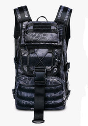 camouflage hiking backpack, view 4 - MRSLM