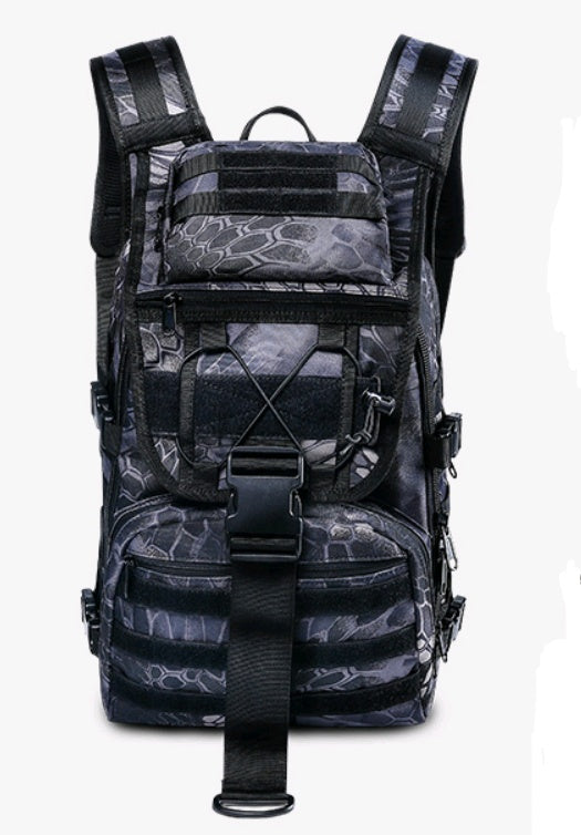 camouflage hiking backpack, view 4 - MRSLM
