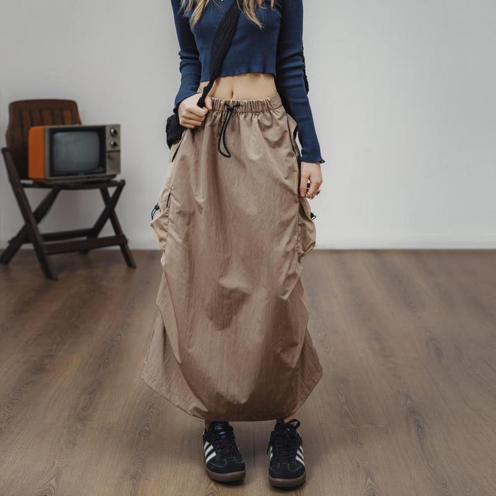 Vintage Workwear A-line Skirt