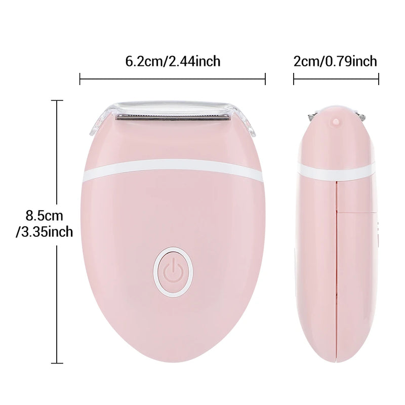 waterproof women's mini electric razor, view 6 - MRSLM