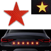 Star-shaped reflective safety stickers, view 5 - MRSLM