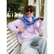 women's turtleneck sweater, view 2 - MRSLM